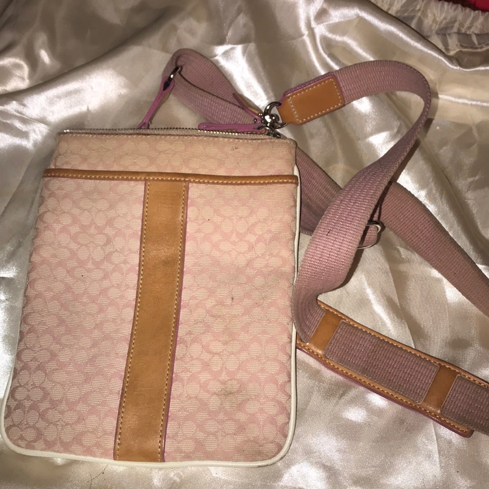 Pink Coach Crossbody